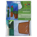 Succulents 40" Windsock