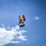 Classic Rainbow Stripe Box Kite