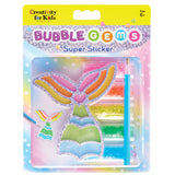 BUBBLE GEMS SPR STICKER MERMAID