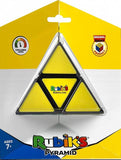 Rubik's Pyramid puzzle in packaging with Rubik's logo