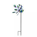 Peacock Spinner Solar Stake