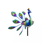 Peacock Spinner Solar Stake