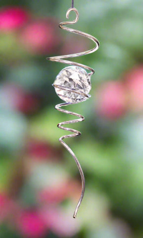 Spinfinity Spiral Tail - Silver Clear