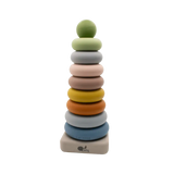 Silicone Ring Stacking Toy – 10pc| LYTL®️