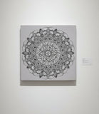 Color Me Mandala Wood Sign