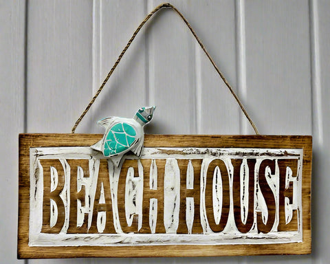 Bamboo Beach House Sign