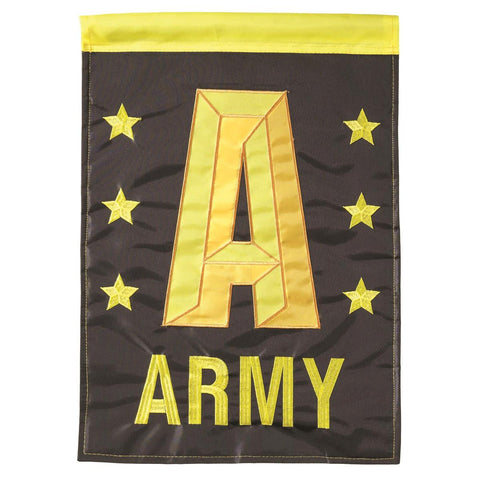 ARMY Double Applique Garden Flag 13X18