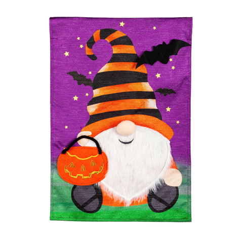 Halloween Gnome Shimmer "Linen" Flag