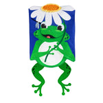 Shaped Frog Garden Flag