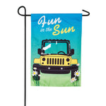 Fun In the Sun Garden Linen Flag