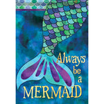 Be a Mermaid "GlitterTrends" Garden Flag