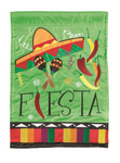 Fiesta Double Applique Garden Flag