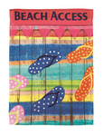 Beach Access Garden Flag